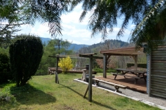 La terrasse du chalet Myrtilles